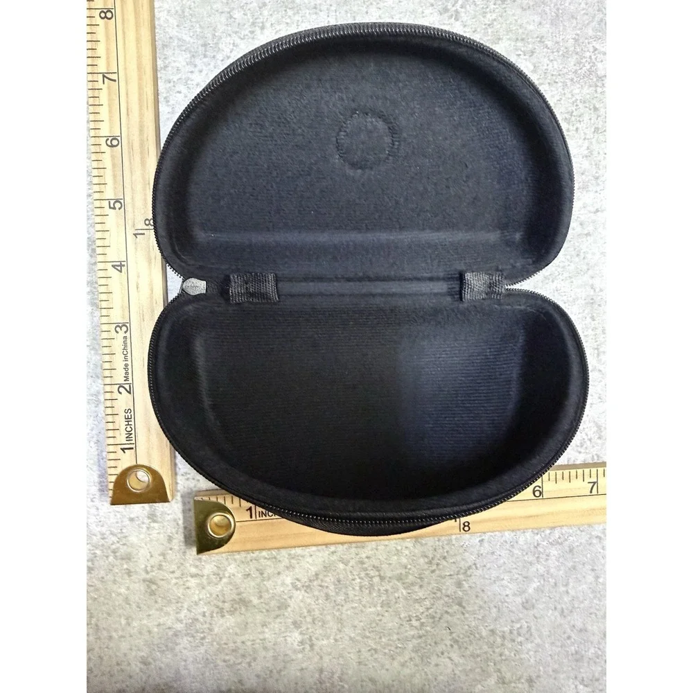 NEVEN Sunglasses Hard Case Black Zip‎ EVA Shell Protective Eyeglass Storage